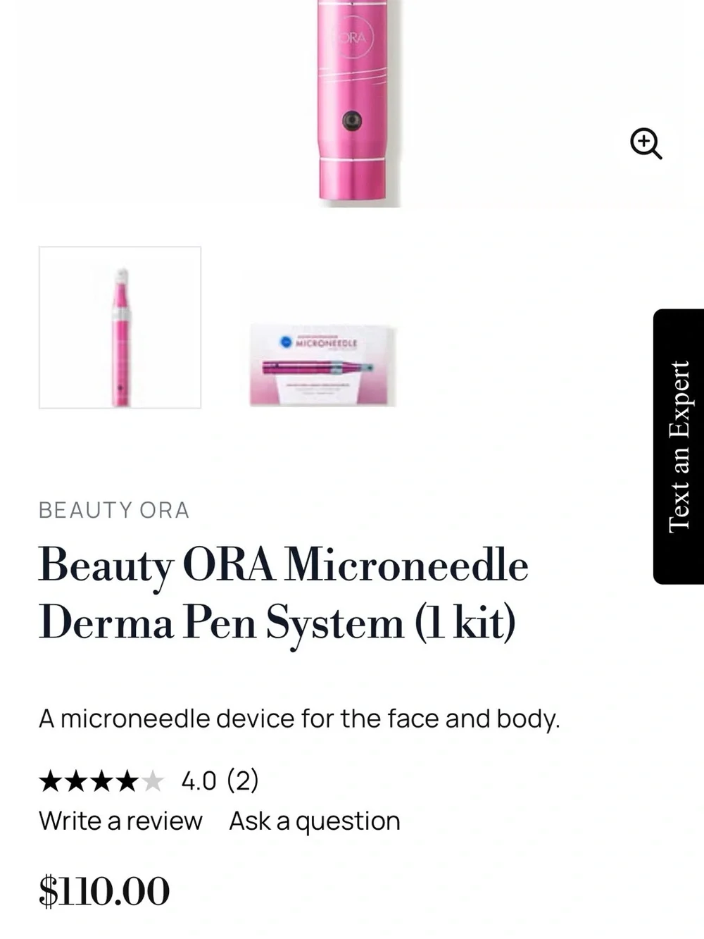 Beauty ORA microneedling pen